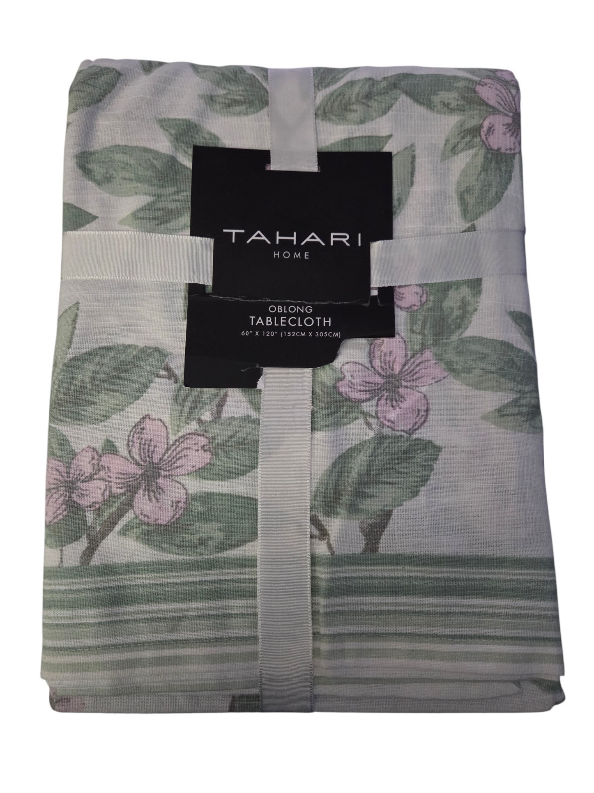 Tahari Home - NEW Large 60 x 120in Oblong Spring/Summer Floral Tablecloth