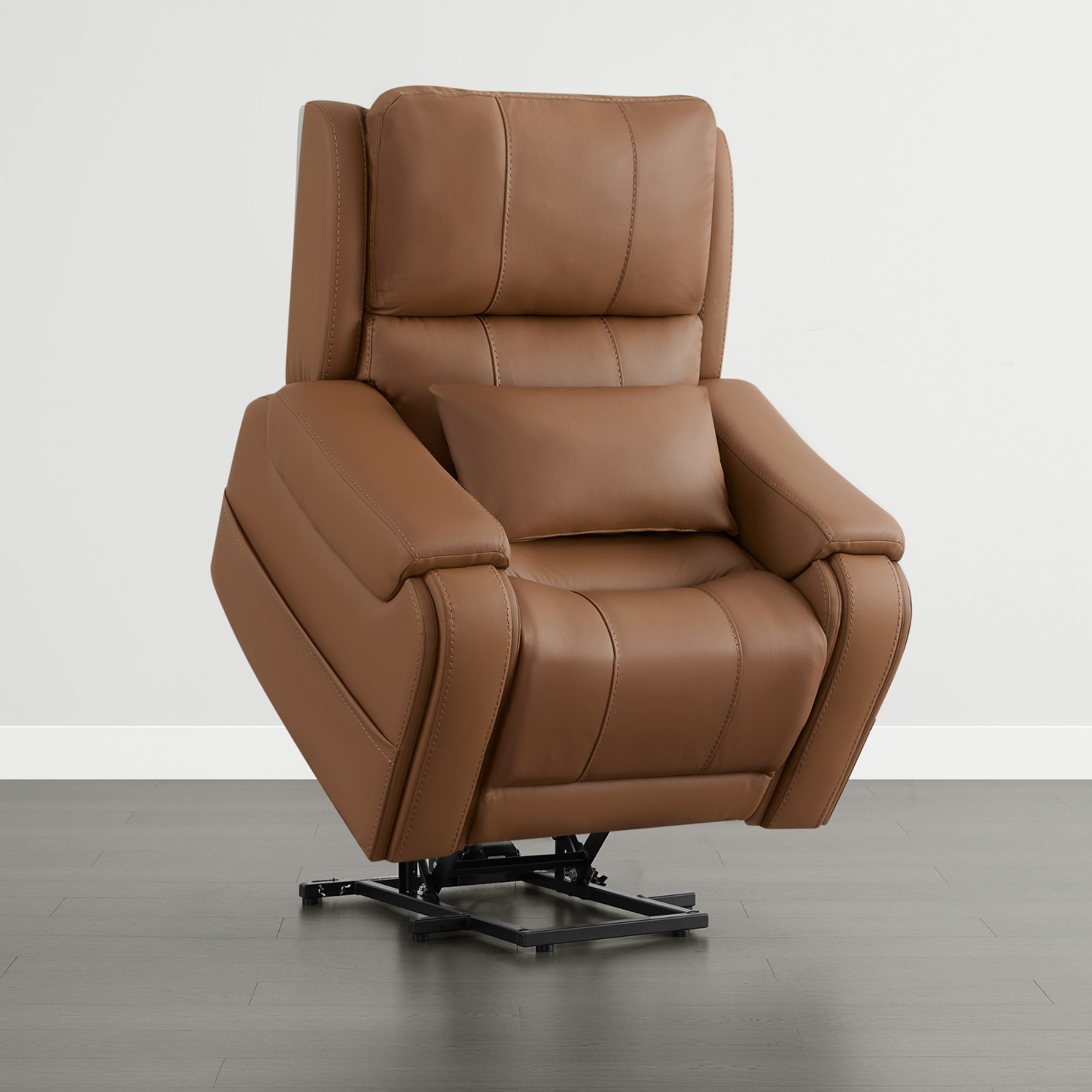 CHITA Power Lift Genuine Leather Recliner Chair for Elderly w/ Heat & Massage