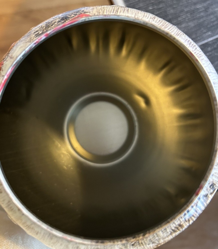 Enesco Roll Poly Cat Tin Cara Goldberg 1983