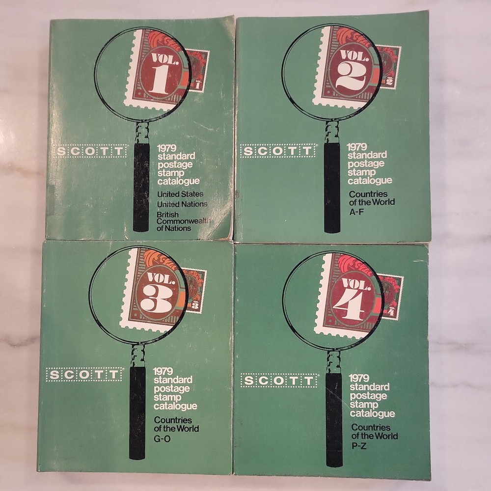 1979 Scott Standard Postage Stamp Catalogue (4 Volumes)