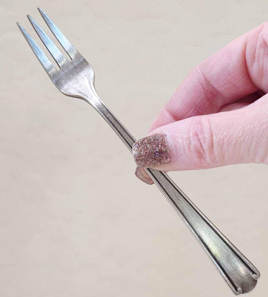 Vintage 1910-1940 Medco Silver Co Don's Classic A1 ROOSEVELT Pattern SP Fork