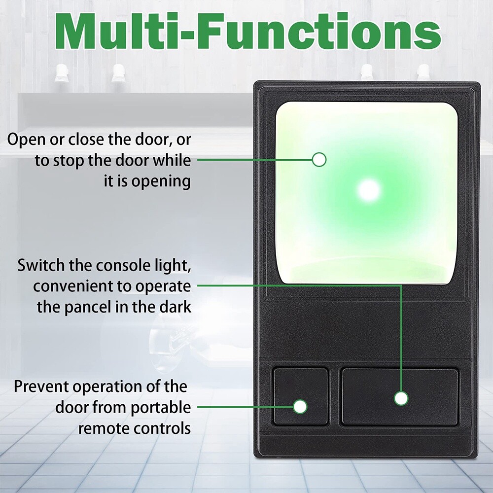 Multi-Function Garage Door Opener For Chamberlain Wall Control Remote Fast Ship