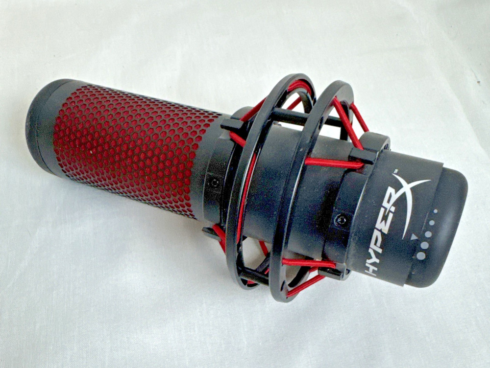 HyperX QuadCast USB Condenser Mic Streaming Gaming Microphone
