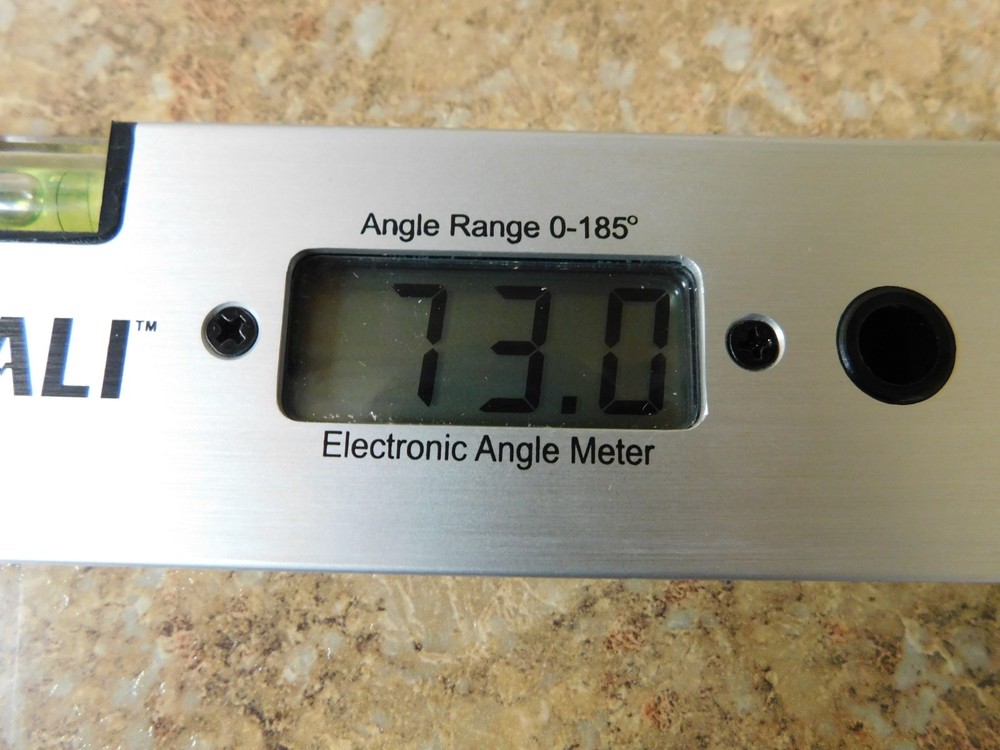 Denali Electronic Angle Protractor Angle Range 0-185° w/ Case & Manual