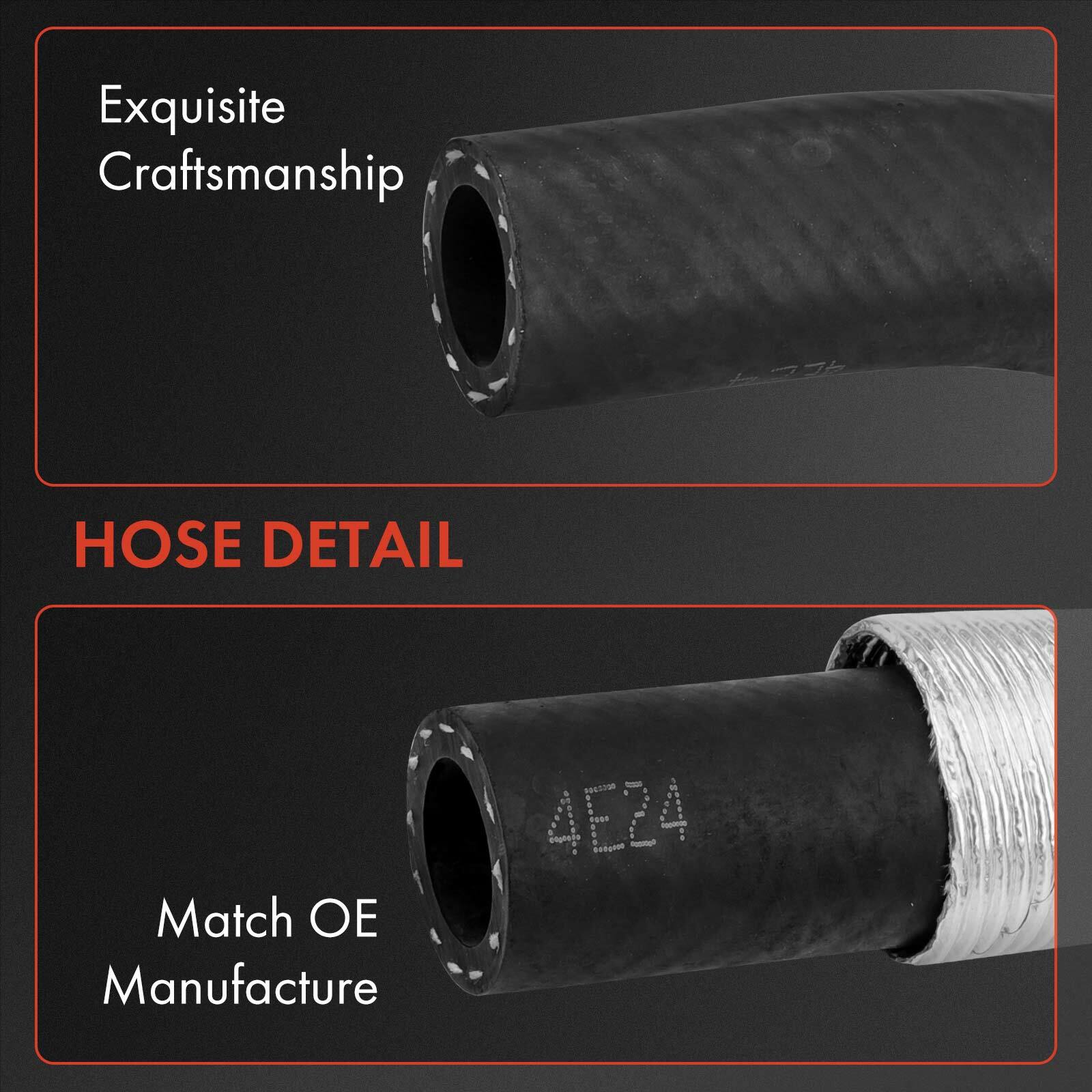 Power Steering Reservoir Line Hose Assembly for Toyota Sienna 2004-2006 V6 3.3L