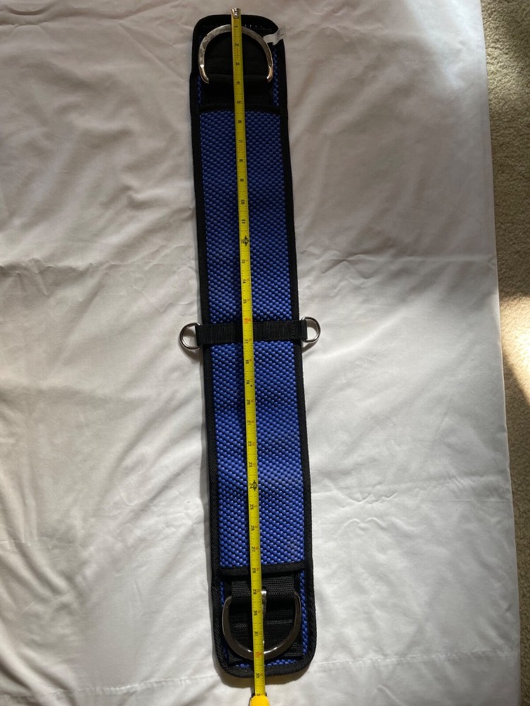 32” Formay blue waffle weave western cinch