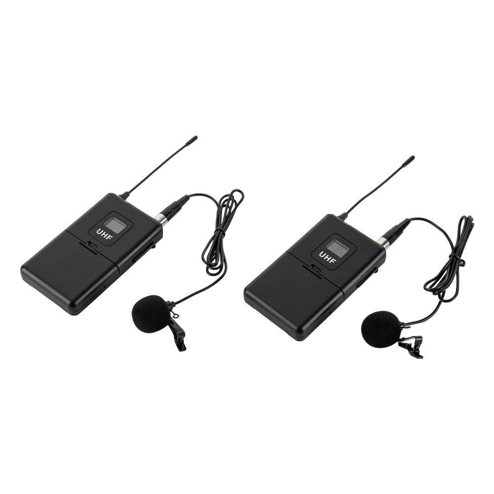 6-8 H Rectangular Cordless Wireless Microphone System 4 Channels for Conference