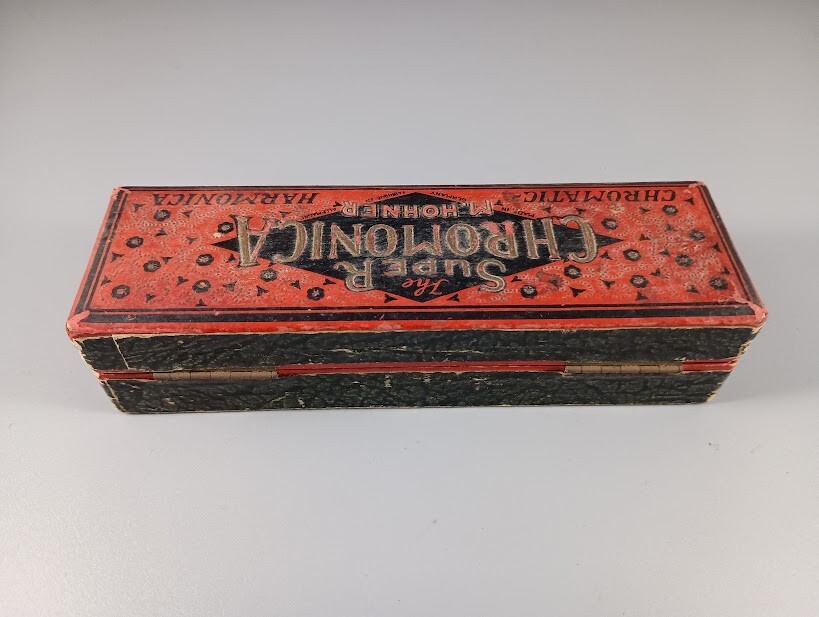 Vintage Chromatic Harmonica - M. Hohner Super Chromonica in Box - C