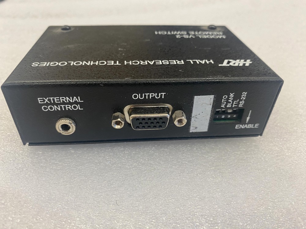 Hall Research VS-2 Remote Switch 2 in x 1 out High Performance, Solid-State VGA