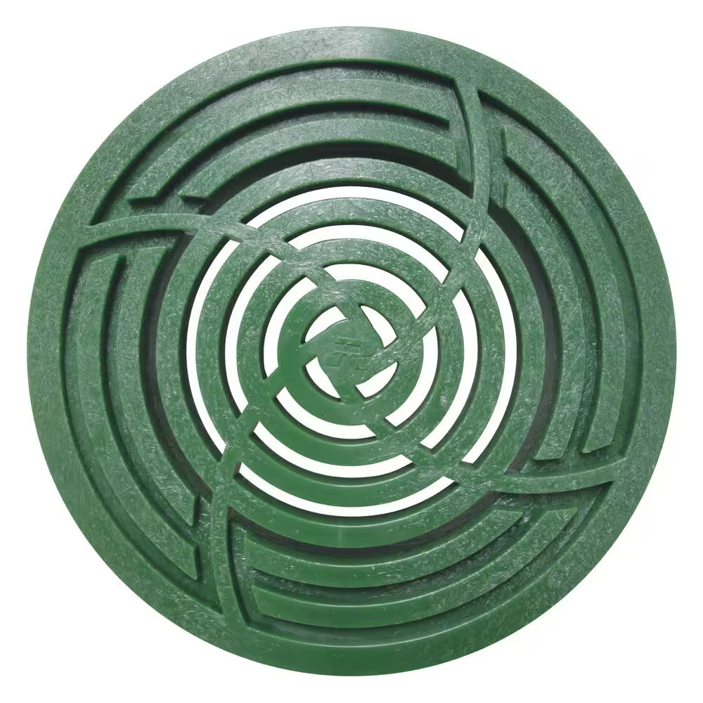 8 In. round Green Drainage Grate