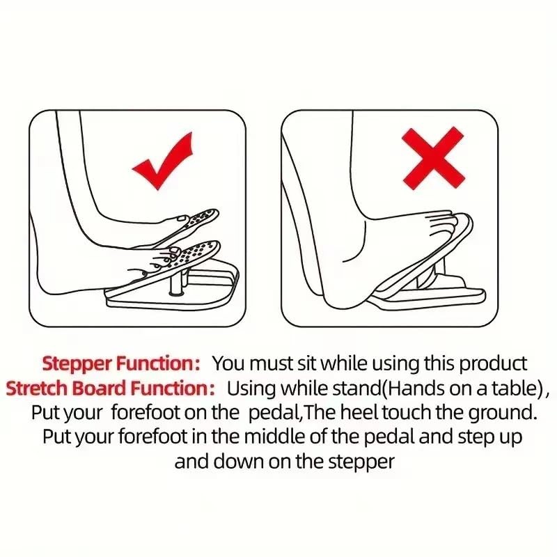 Simple Leg Exerciser While Sitting for Seniors, Foot Pedal Exerciser Under De...