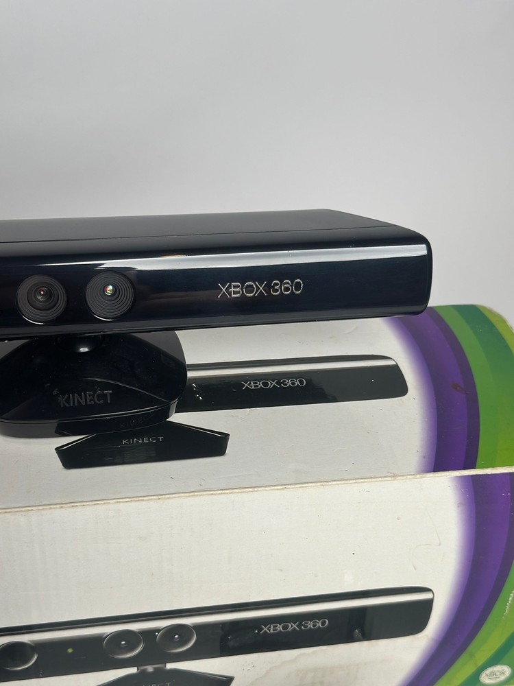Xbox 360 Kinect Bundle - Sensor + Power Adapter + 11 Games + Box - Tested!