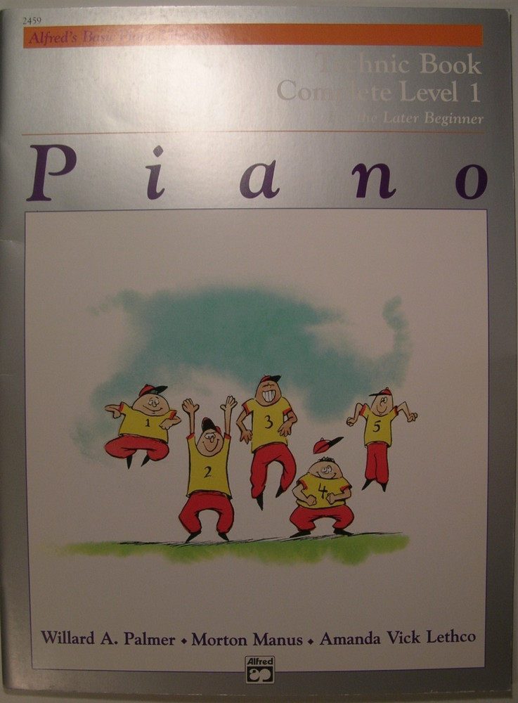 New Alfred's Basic Piano Library Technic Music Book Later Beginner Level 1 #2459