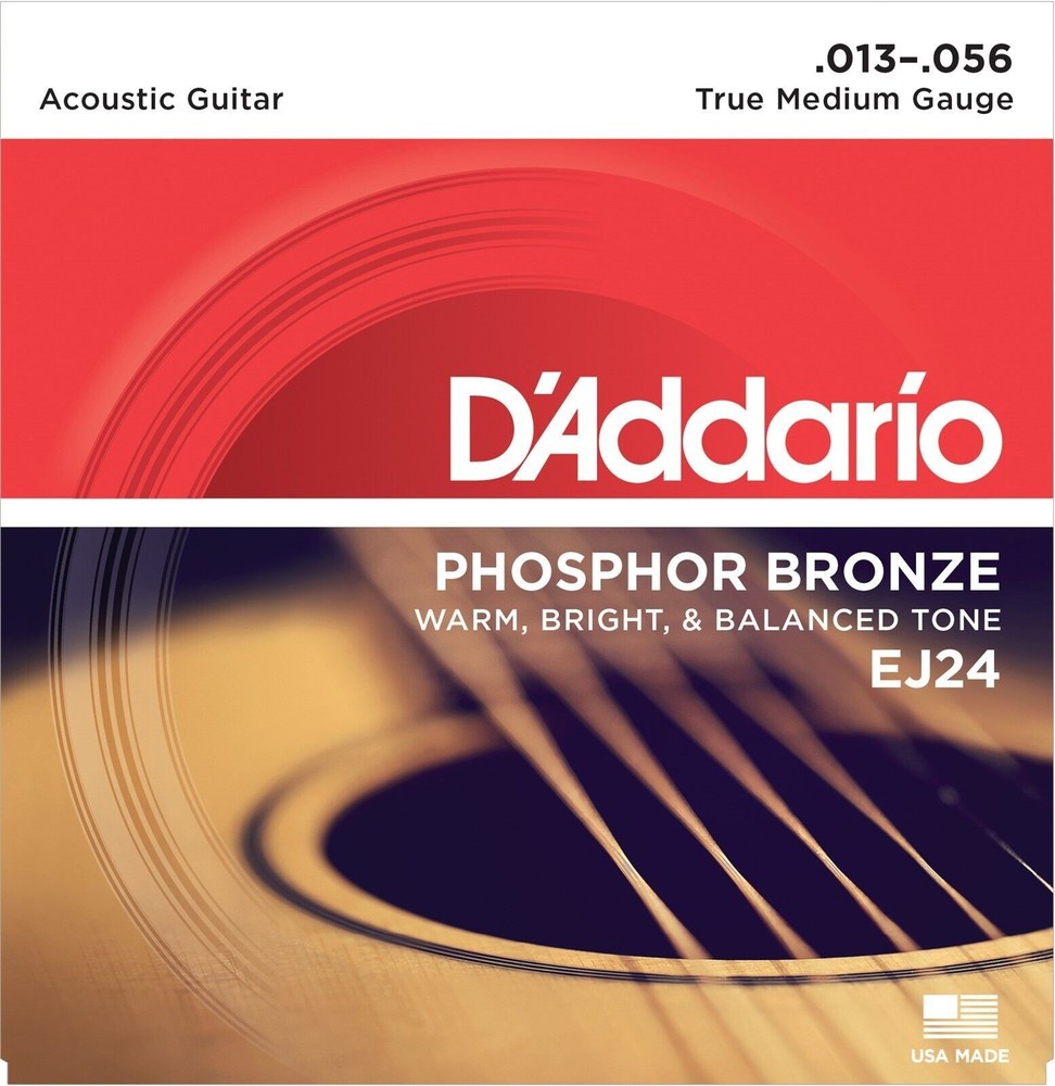 D'Addario Guitar Strings EJ24 True Medium / DADGAD Tuning .013-.056