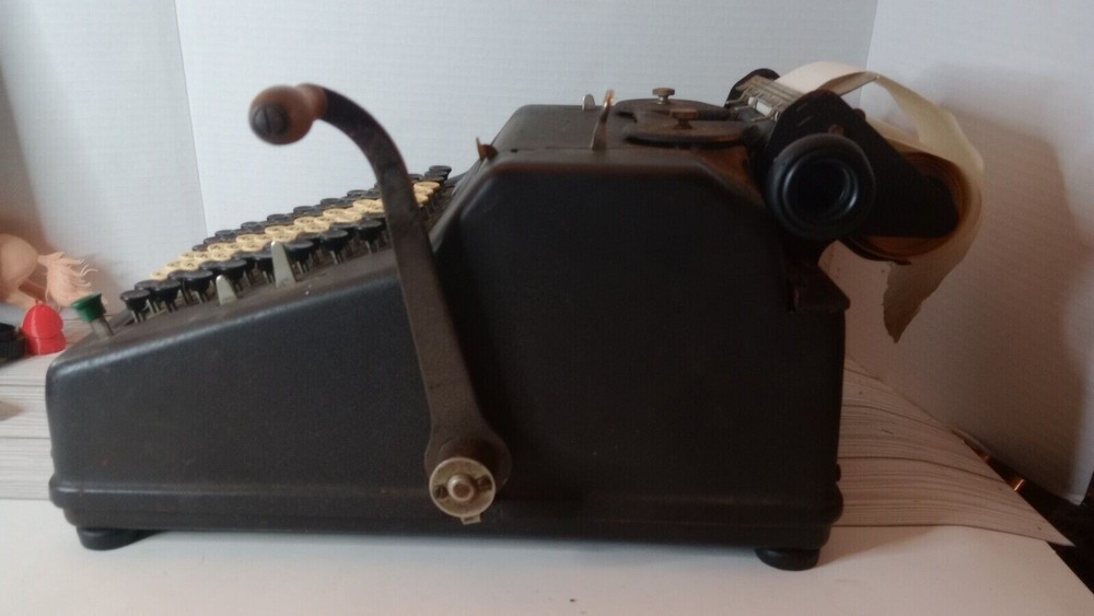 Allen Wales Desk Model Manual Adding Machine Vintage Untested Read Description