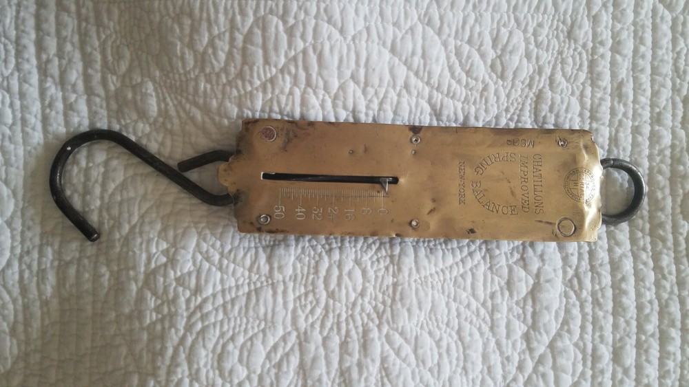 Antique Chatillons Scale 50lb. New york