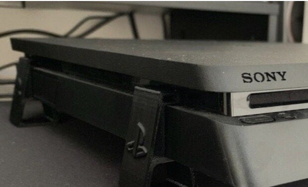 PS4 Slim Riser Feet  -  Helps Improve Cooling / Organizer - 3D Printed