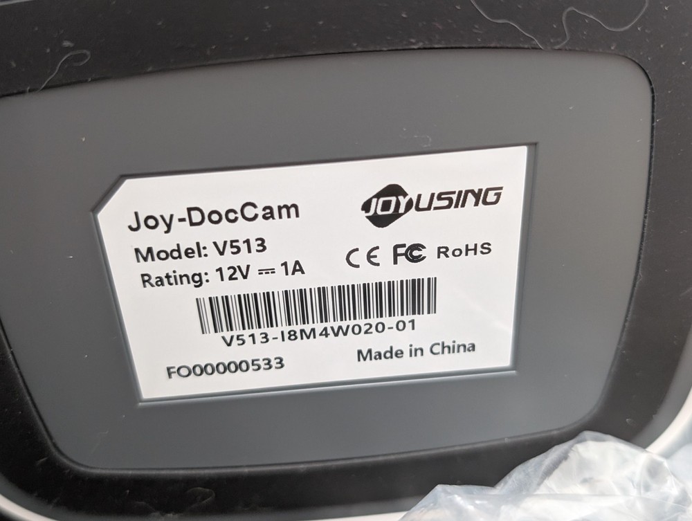 JOYUSING V513 HDMI/USB 13MP Dual Mode Document Camera, Video Recording,LED light