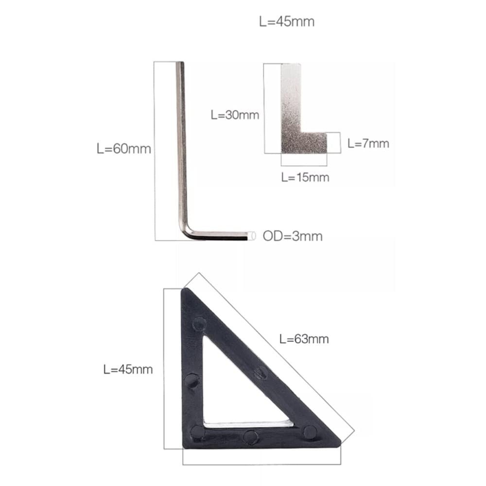 Key Cutting Machine Drill Bits Cutter Set for 368A 339C Vertical Key Machine Par