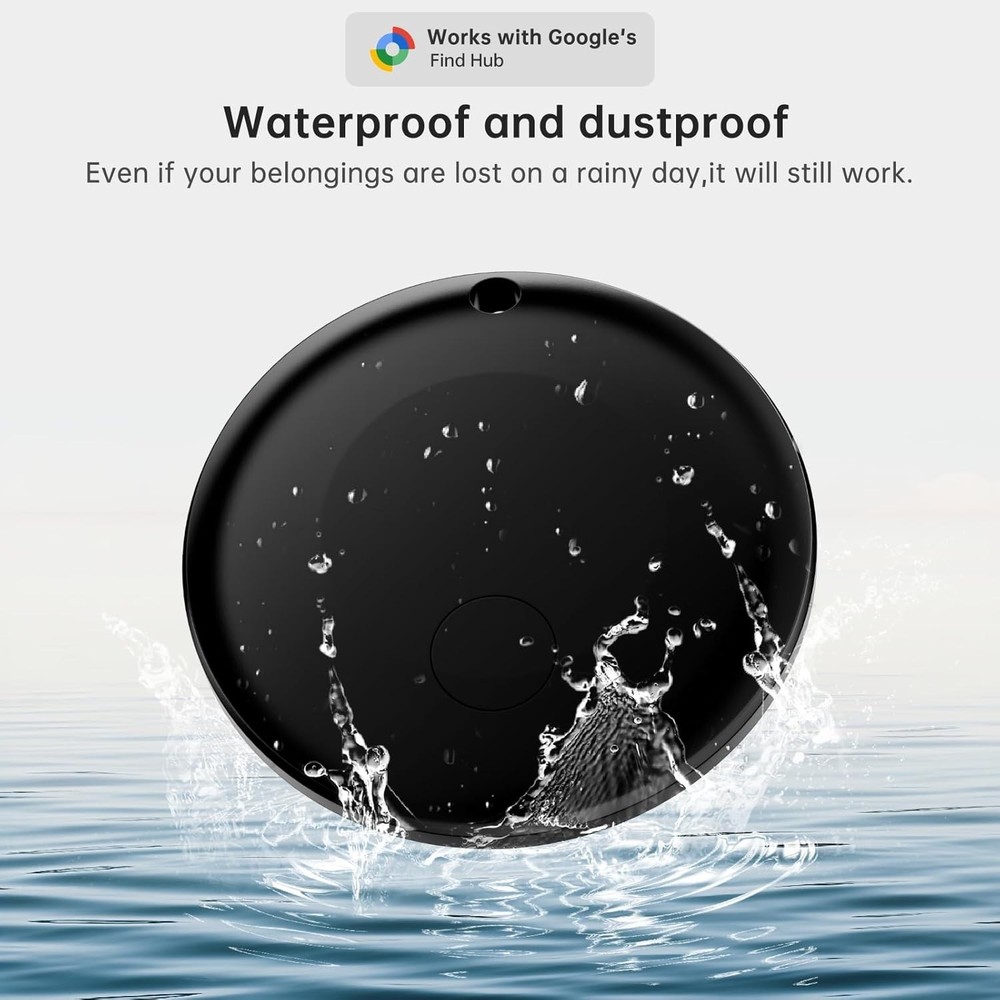 Compact Android Tracker Tag - 110dB Alerts, Waterproof, Ultra-Long Battery