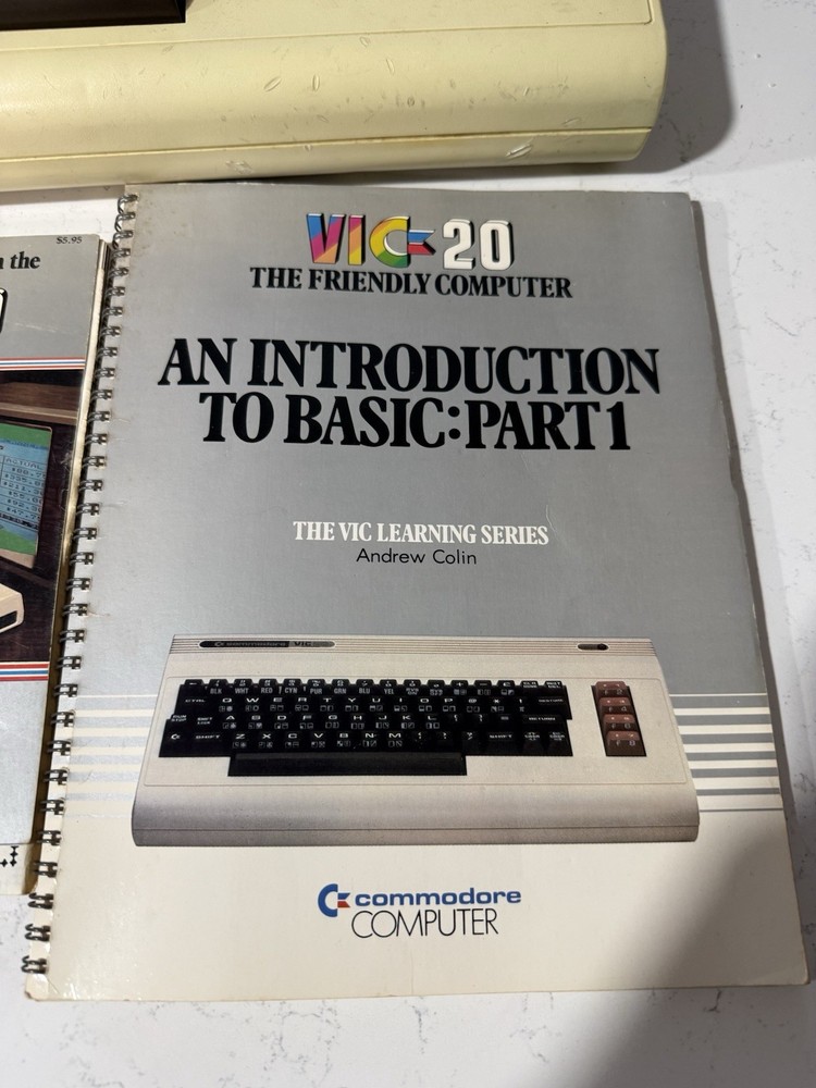 Commodore VIC20 Computer CIB Tested Working W Box Manuals Retro Vintage PC