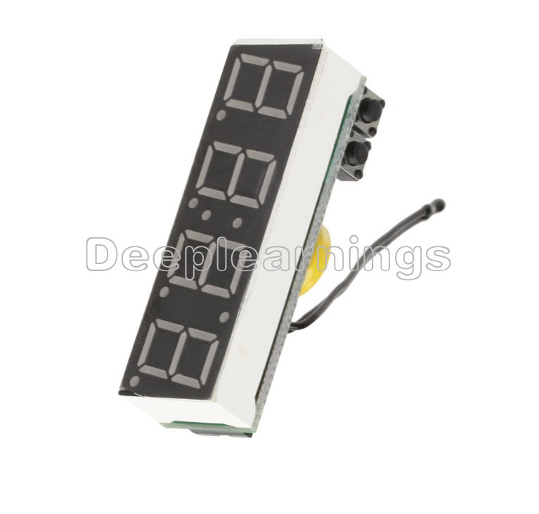 Blue 3 in 1 LED DS3231SN Digital Clock Temperature Voltage Module DIY Electronic
