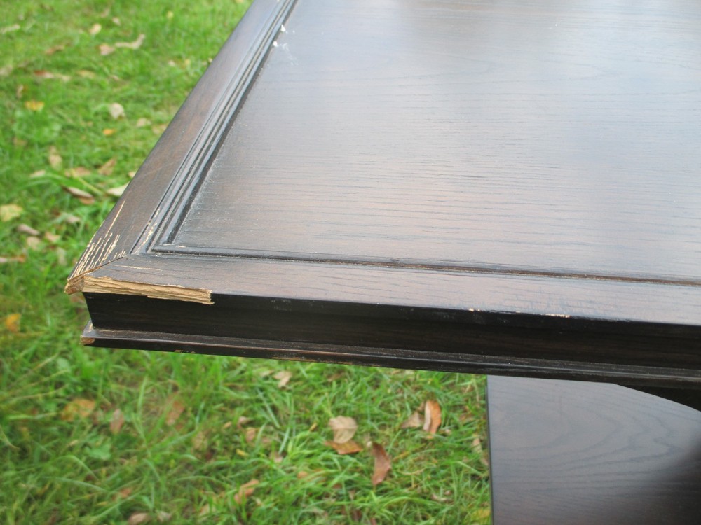MID CENTURY MODERN CURVED BENTWOOD SOFA CONSOLE TABLE