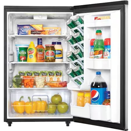 Danby Refrigerator,SS,4.4 cu. ft. DAR044A6BSLDBO Danby DAR044A6BSLDBO