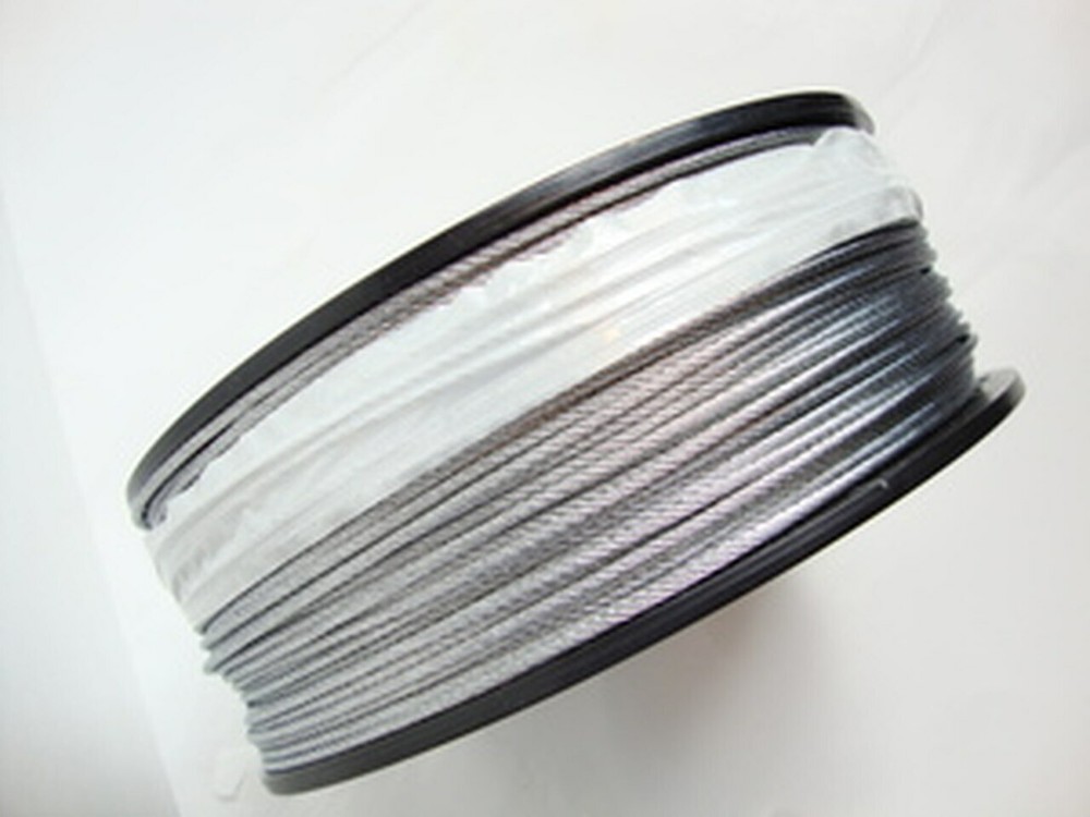 Galvanized Wire Rope Cable, 1/8", 7x7, 500 ft reel