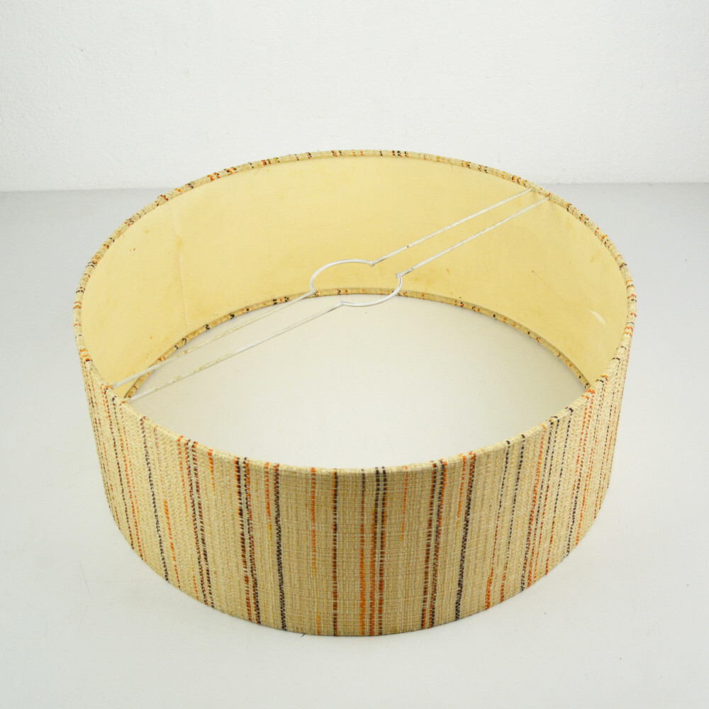 TEMDE Lights - Teak Ceiling Light - Vintage Ceiling Lamp Cable Pull Lampshade