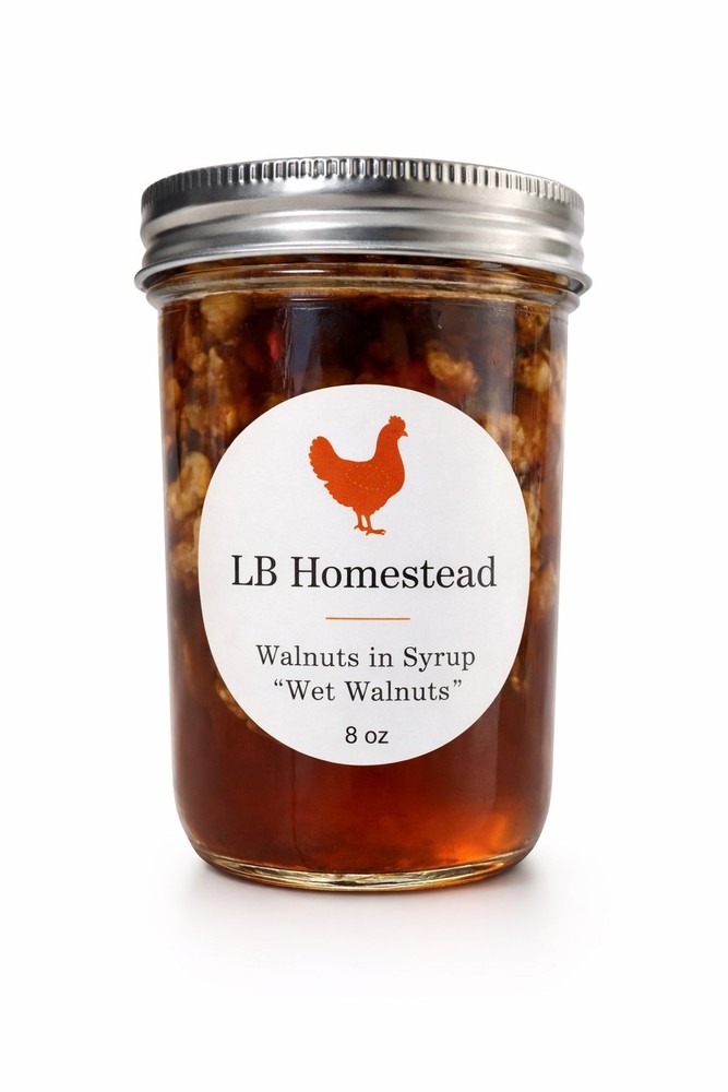 Walnuts In Syrup 8 Oz
