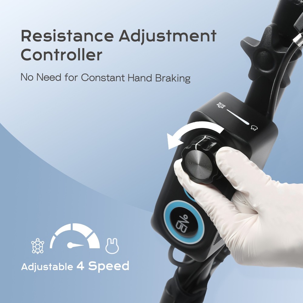 【Resistance Adjustable】Rollator Walker - Strength Training & Mobility Aid