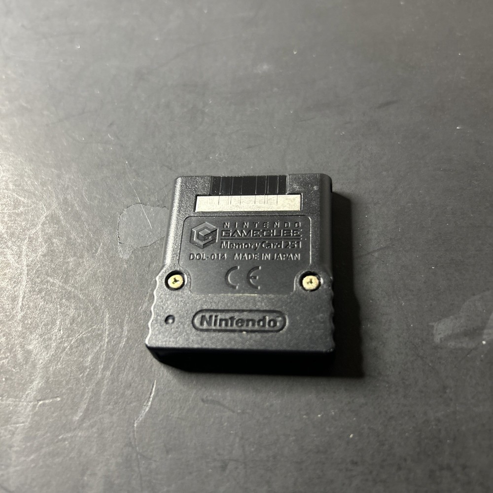 Official Nintendo Gamecube Memory Card 251 Blocks DOL-014 Authentic OEM Tested!