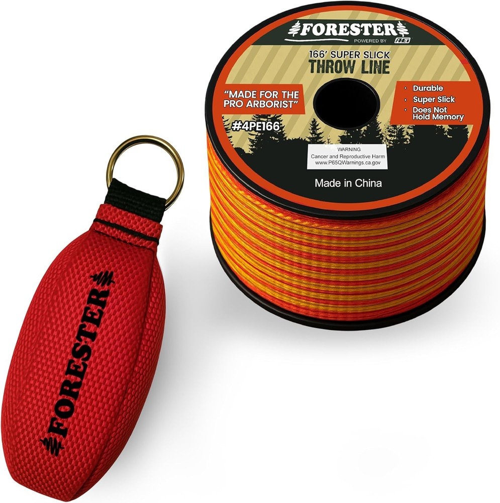 Heavy Duty Arborist Throw Weight & 166ft Rope - Ultimate Tree Climbing Solution
