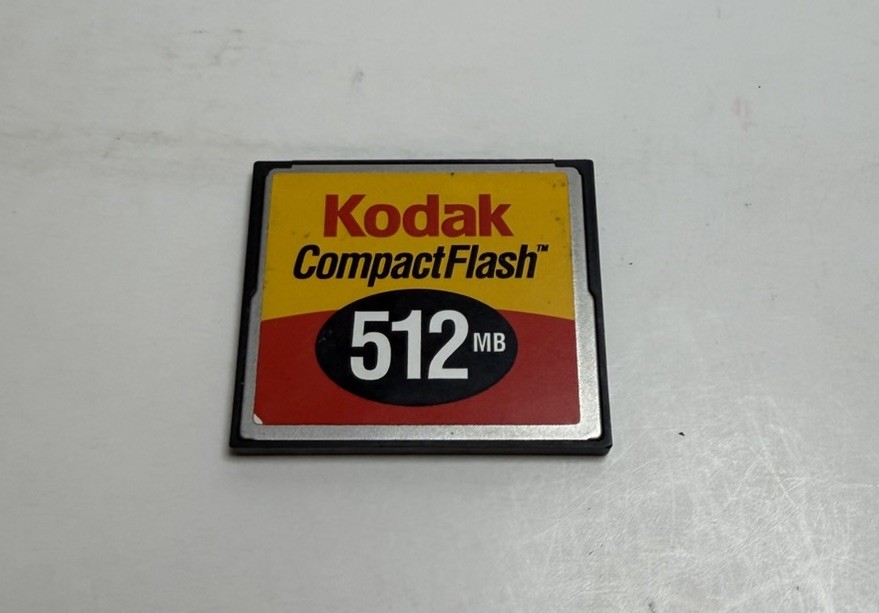 512MB KODAK COMPACT FLASH CF COMPACTFLASH MEMORY CARD