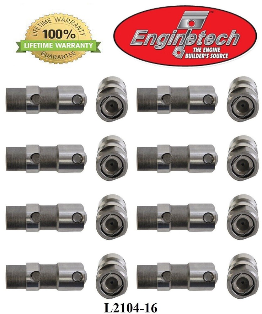 (16) ENGINETECH OLDSMOBILE 307 HYDRAULIC ROLLER LIFTERS 1985 - 1990
