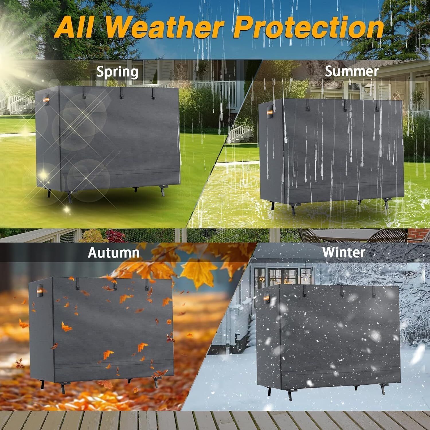 Outdoor Swing Cover 3 Triple Seater Waterproof Patio Swing Canopy Cover us