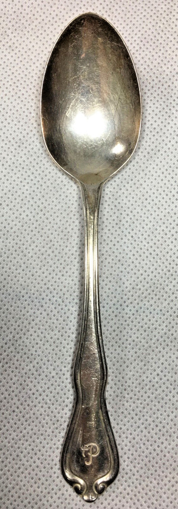 Oneida Ltd Silverplate Spoon P Crown