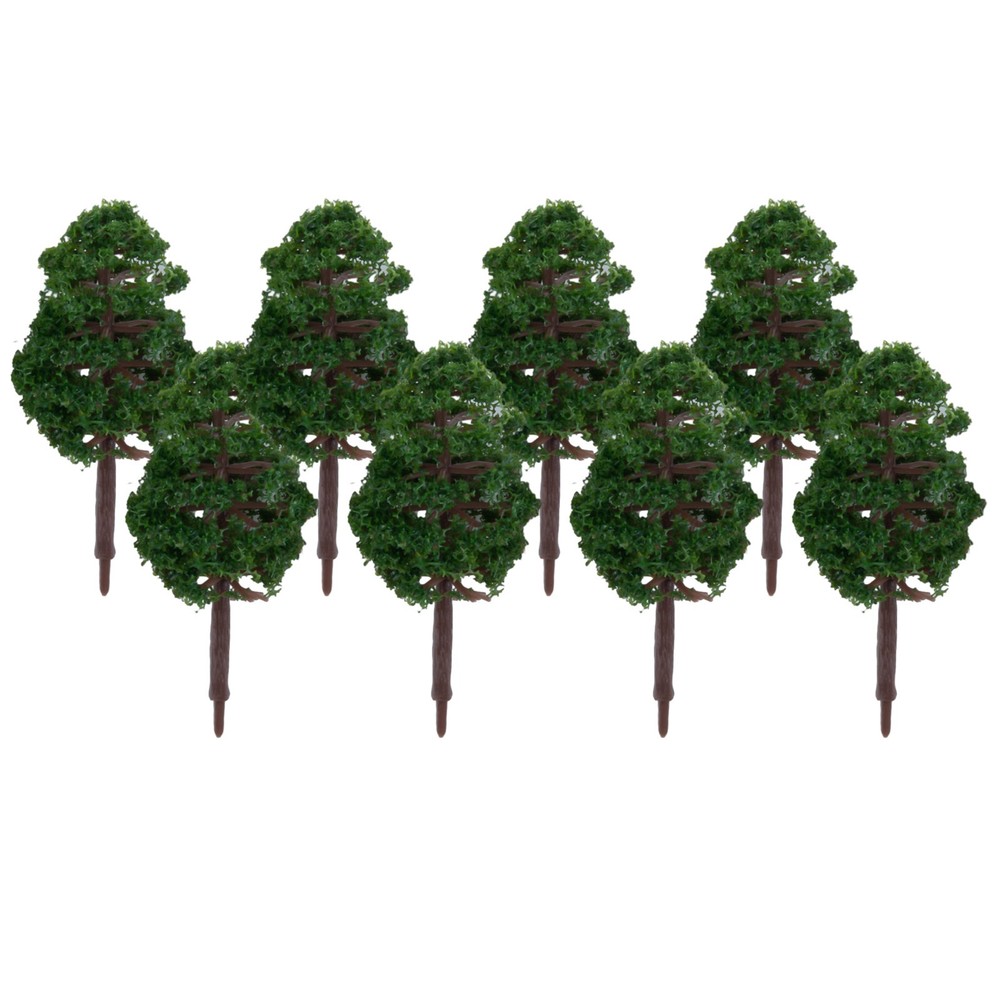 20Pcs 8CM for MINI Model Trees Landscape Decor Train Layout Accessories DIY