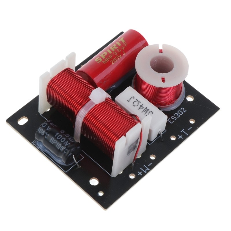 2-Way Speaker Divider, 400W Long Durability Crossover Filter, Frequency Divider