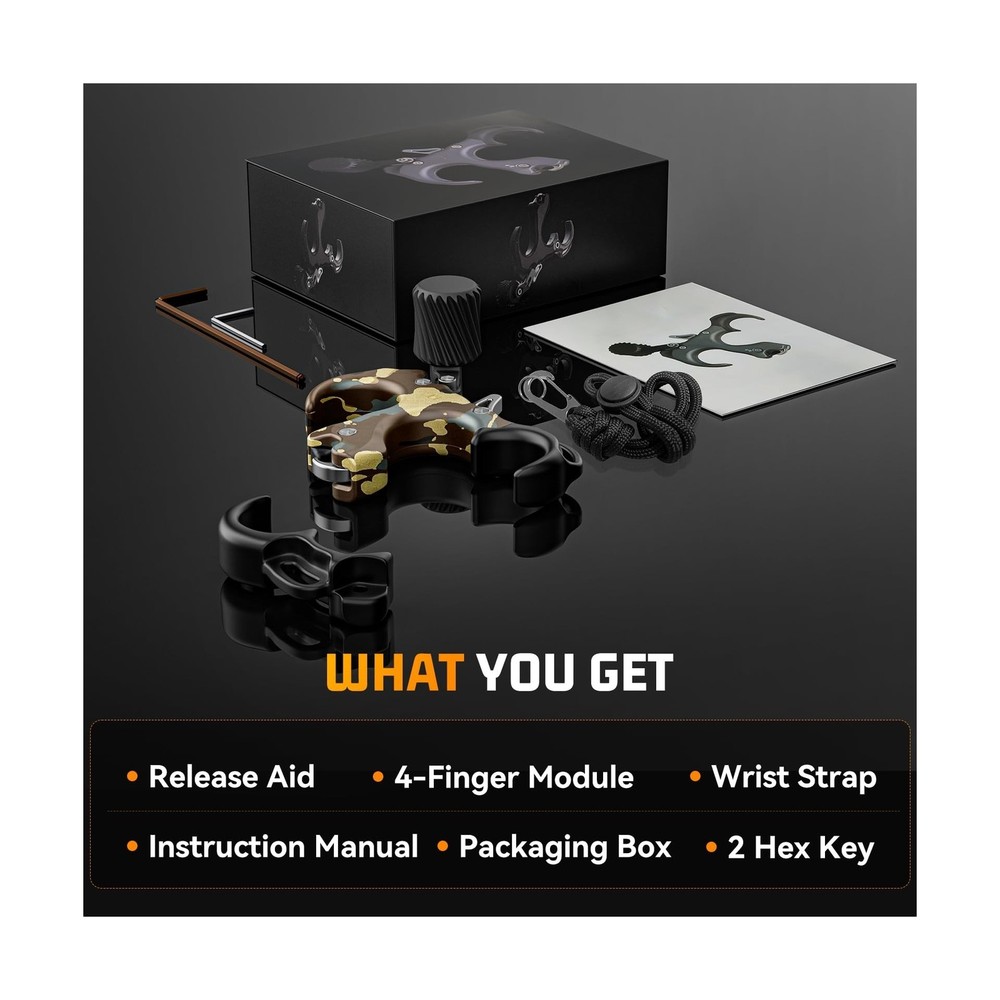 Bow Release for Compound Bow, Archery Release Trigger with Wrist Straps and A...