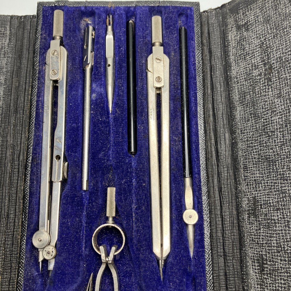 Vintage POST Company Techmaster 1143 Drafting Set Made in Germany