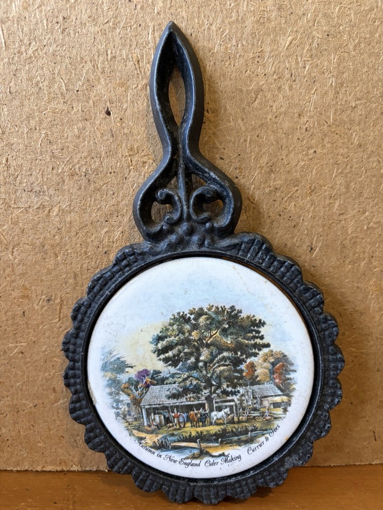 Vintage Cast Iron Trivet Wall decor