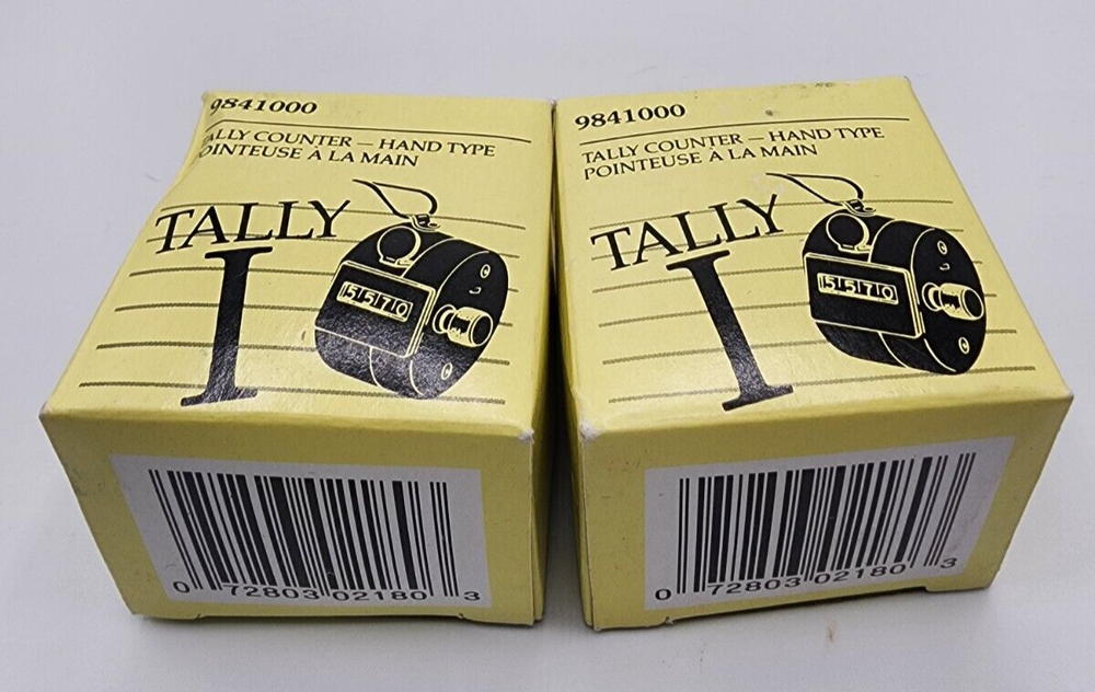 NEW QUARTET Tally Counter-Hand type 4-Digit Display