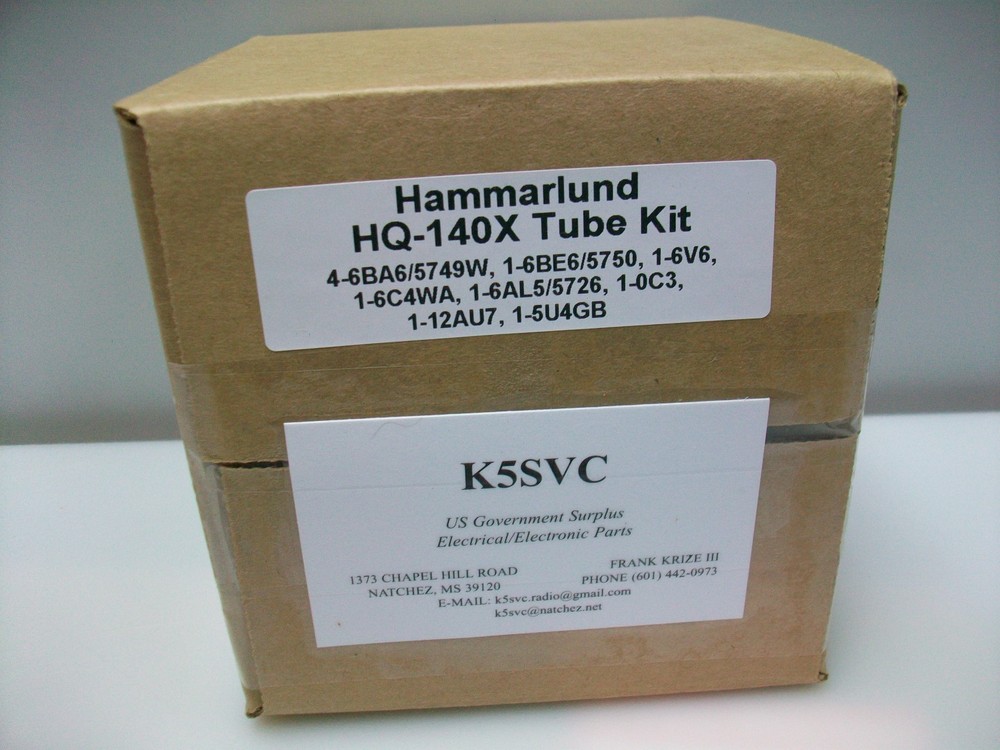 HAMMARLUND HQ-140X TUBE KIT
