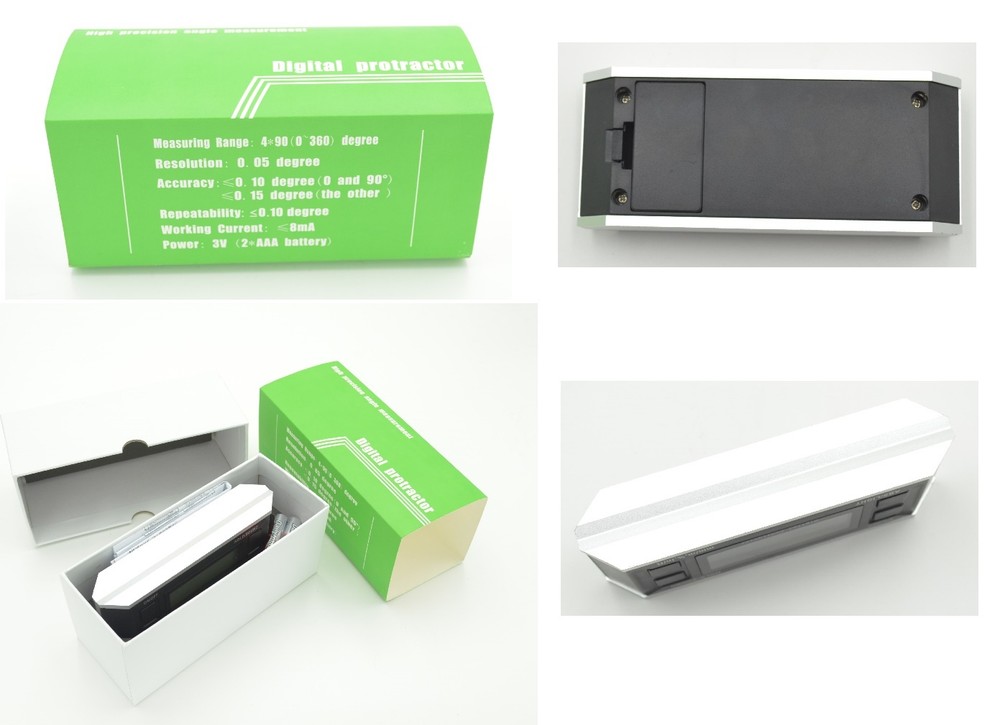 Digital Protractor Gauge Angle Level Inclinometer Magnetic Base ( 0 - 360° )
