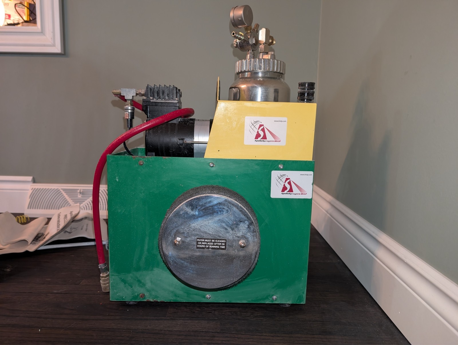 Apollo HVLP Precision 5 paint sprayer with all parts