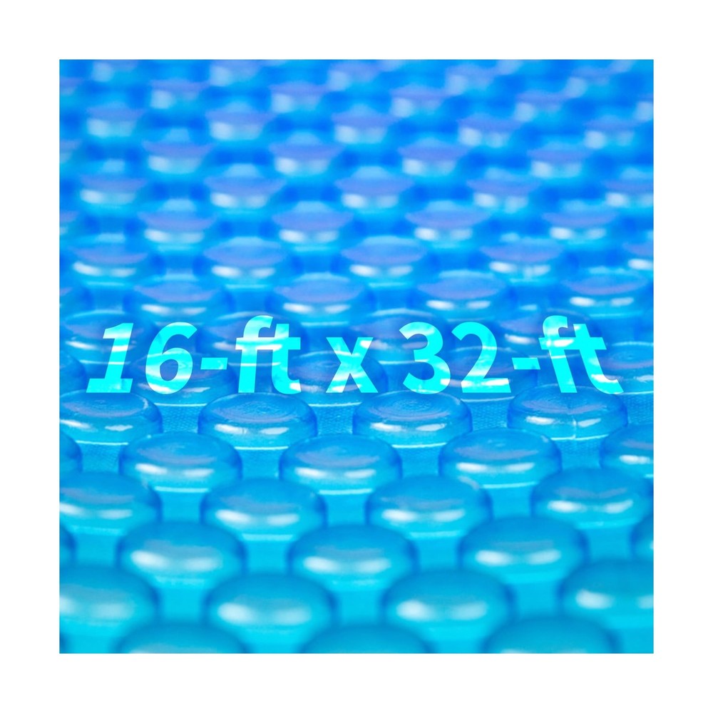 Blue Wave 16-ft x 32-ft Rectangular Pool Solar Blanket - 12-mil Solar Pool Co...