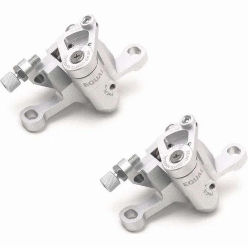 GROWTAC EQUAL Post Mount Mechanical Disc Brake Caliper Full Set Silver