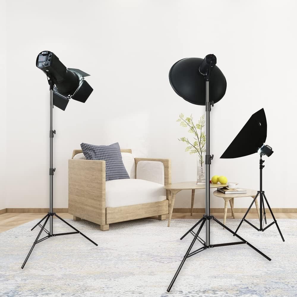 Versatile Photography Light Stand Pair
